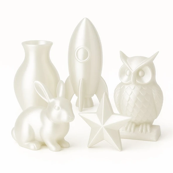 Filamix Silk Pla Beyaz 1Kg İpeksi Parlaklık - Urhanshop Gönderimli - Resim 4