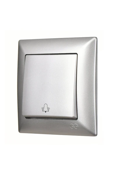 Günsan Visage Gümüş Zil Butonu - Resim 2