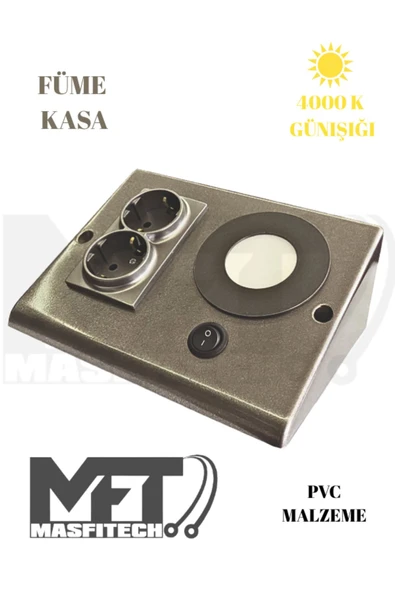 Masfitech Dolap & Tezgah Altı Prizli Aydınlatma 3 Watt (GÜN IŞIĞI 4000K) 1306-140