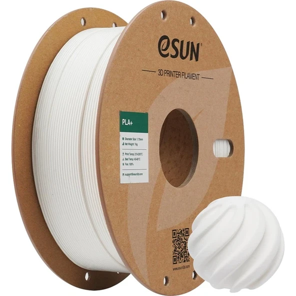 Esun Pla+ Süt Beyazı 1.75mm 1Kg Filament - Urhanshop Gönderimli - 1