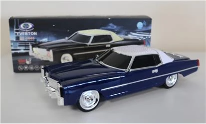 EVERTON RT-1941 Lacivert Arabalı  Bluetooth Fm-Usb-Tf-Aux Şarjlı Nostaljik Radyo - Resim 3