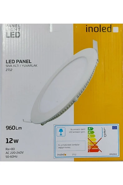 İnoled 12 W Spot Lamba 6500 K Beyaz ürün görseli