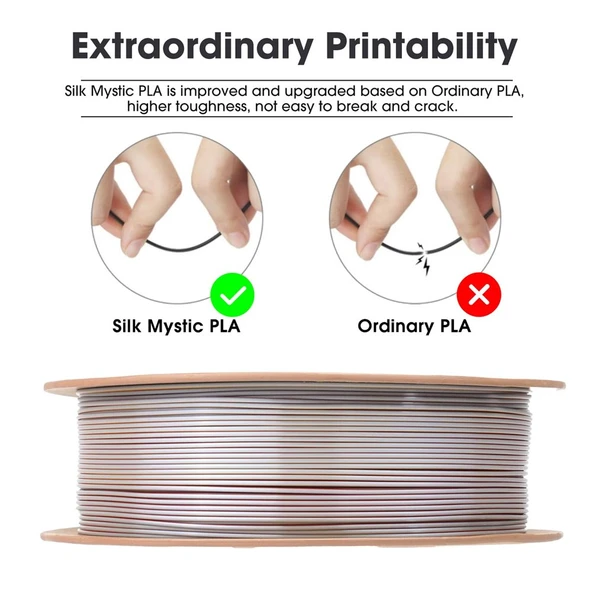 Esun Epla-Silk Mystic Altın-Gümüş-Bakır - Urhanshop Gönderimli - Resim 3