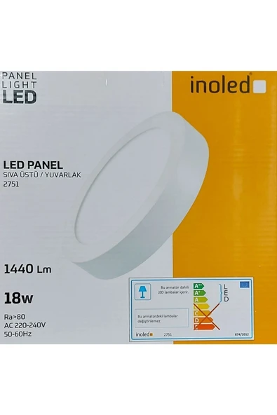 İnoled 18 W Sıvaüstü Spot Lamba 6500k Beyaz ürün görseli