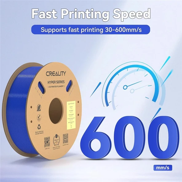 Creality Hyper Petg Mavi Filament 1.75mm 1Kg - Urhanshop Gönderimli - Resim 3