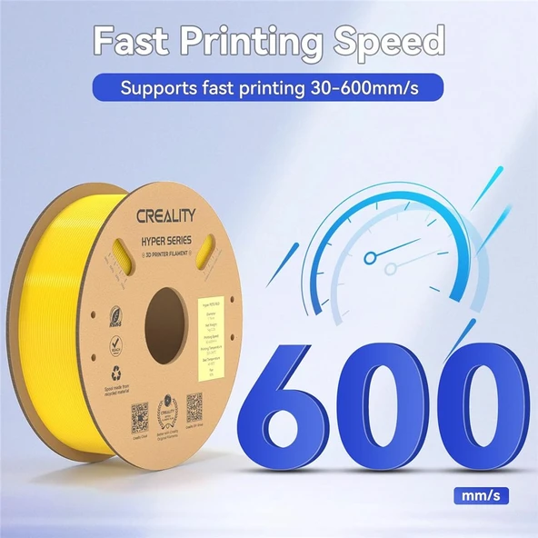 Creality Hyper Petg Sarı Filament 1.75mm 1Kg - Urhanshop Gönderimli - Resim 3