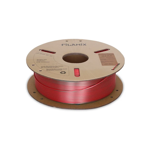 Filamix Yeşil Kırmızı Pla 1Kg İpeksi Parlaklık - Urhanshop Gönderimli - Resim 3