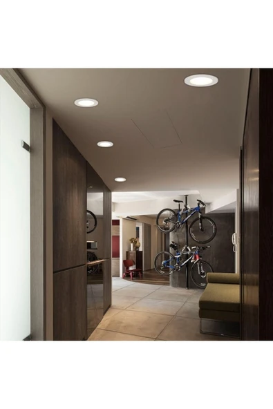 Lamptıme Lamptime 16 W Led Panel - Gün Işığı (3000K) - Beyaz Kasa - Yuvarlak - Sıva Altı - 260324 - Resim 7