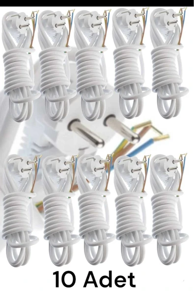 Masfitech Cihaz Fişli Ttr Topraklı Ups Kablo 3 X 1 Mm 2 Metre (10 Adet) ürün görseli