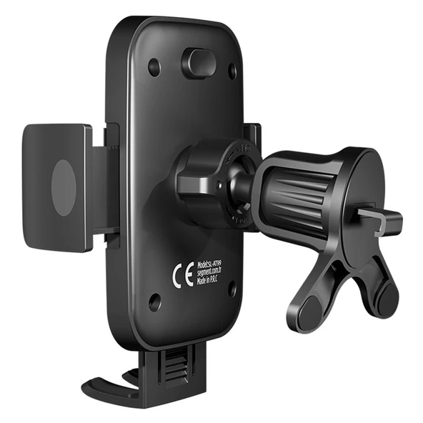 S-link SL-AT89 Universal Ayarlanabilir Siyah Klima Izgara Üzeri Araç Telefon Tutucu - Resim 2