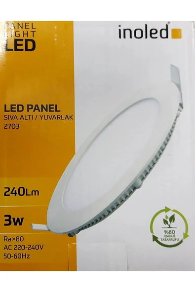 İnoled 3 W Spot Lamba 4000k Günışığı ürün görseli