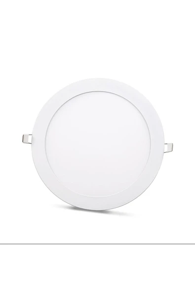 Lamptıme Lamptime 16 W Led Panel - Gün Işığı (3000K) - Beyaz Kasa - Yuvarlak - Sıva Altı - 260324 - Resim 2