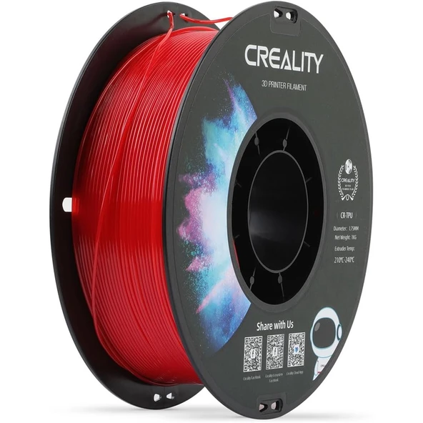 Creality Cr-Tpu Kırmızı Filament 1.75mm 1000Gr - Urhanshop Yetkili Satış ürün görseli 1