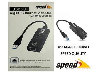Speed UE050 10-100-1000 USB 2.0-3.0 Gigabit Ethernet Çevirici - Resim 2