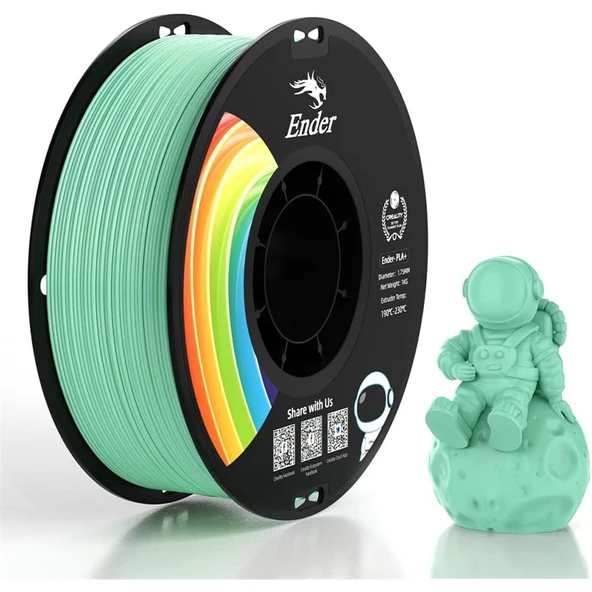 Creality Ender Pla+ Filament Yeşim Yeşili 1.75mm 1Kg - Urhanshop Yetkili Satış ürün görseli 1