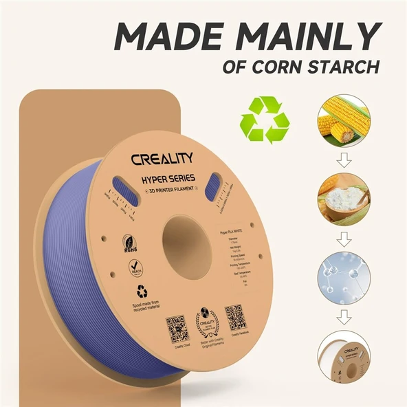 Creality Hyper Pla Very Peri Filament 1.75mm 1Kg - Urhanshop Yetkili Satış - Resim 4