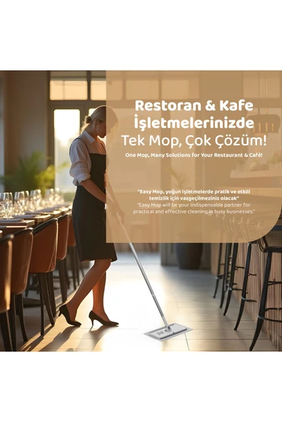 Fibril  Easy Mop Pratik Temizlik Sistemi + 3 Paket Temizleme Havlusu 120 Yaprak - Resim 7