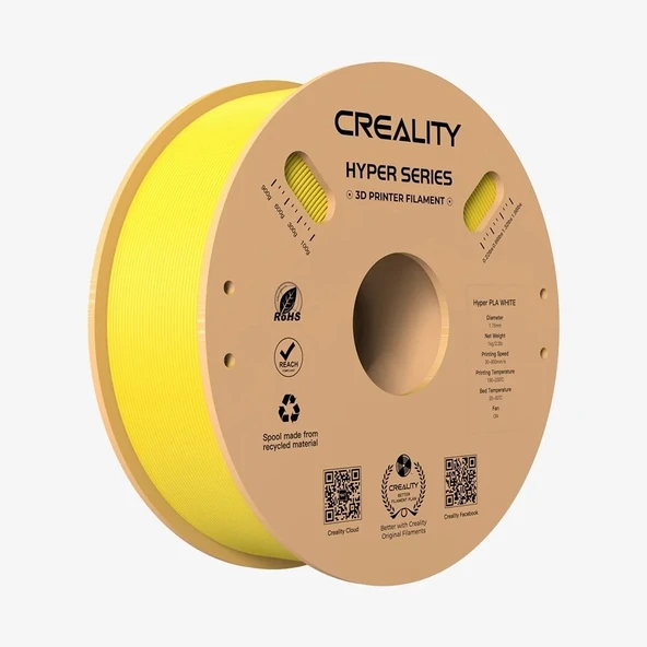 Creality Hyper Pla Sarı Filament 1.75mm 1Kg - Urhanshop Yetkili Satış - Resim 2