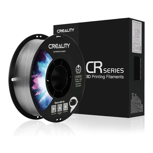 Creality Cr-Petg Transparan Filament 1.75mm 1000Gr - Urhanshop Yetkili Satış ürün görseli 1