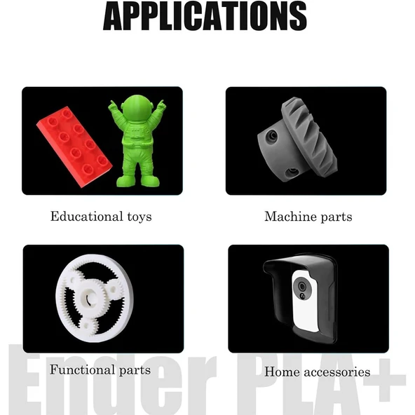 Creality Ender Pla+ Filament Elma Yeşili 1.75mm 1Kg - Urhanshop Yetkili Satış - Resim 5