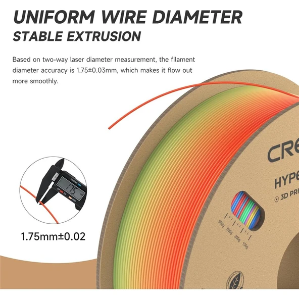 Creality Hyper Rainbow Pla Kısa Yabani Çiçek Filament 1,75mm 1000Gr - Urhanshop Yetkili Satış - 3