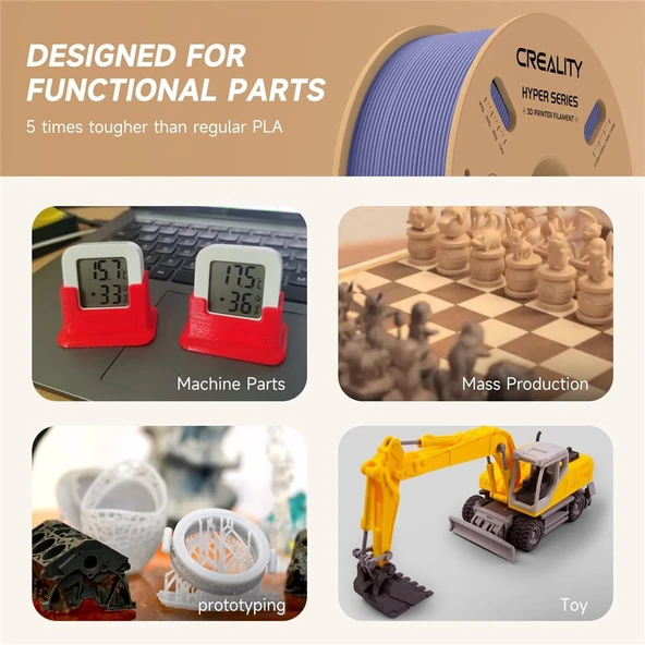 Creality Hyper Pla Very Peri Filament 1.75mm 1Kg - Urhanshop Yetkili Satış - Resim 5