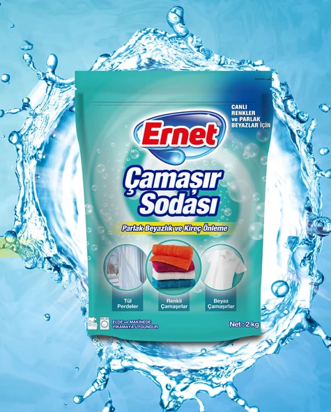 ERNET ÇAMAŞIR SODASI  500GR - Resim 2
