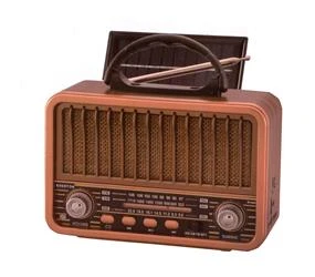 Everton Rt-834 Bluetooth Radyo-TF card-usb-Kumandalı Nostaljik Radyo Solar Güneş Panelli - 3