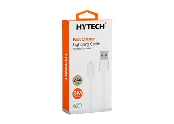 Hytech HY-X99 3m 2.4A Usb to Lightning Beyaz Data + Sarj Kablosu - 2