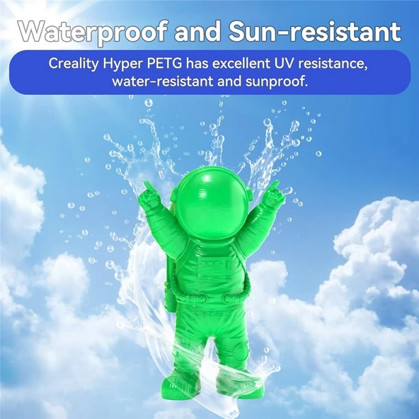 Creality Hyper Petg Yeşil Filament 1.75mm 1Kg - Urhanshop Yetkili Satış - Resim 3