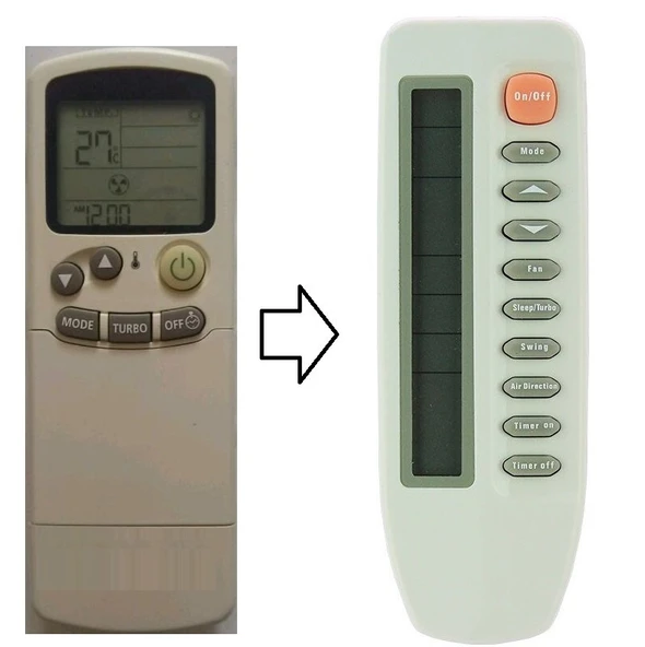 VESTEL ARH-112 Eşdeğer Klima Kumandası ürün görseli 1