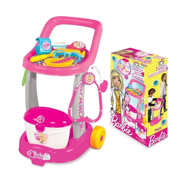 CEYLAN ADAM Nessiworld   01987 Barbie Doktor Sevis Arabası -Dede - Resim 2