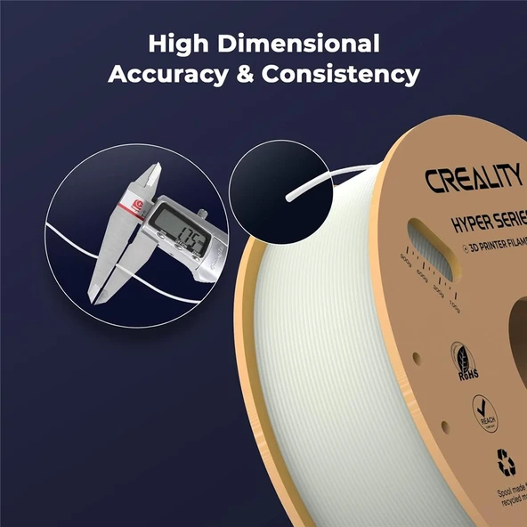 Creality Hyper Pla Mor Filament 1.75mm 1Kg - Urhanshop Yetkili Satış - Resim 4