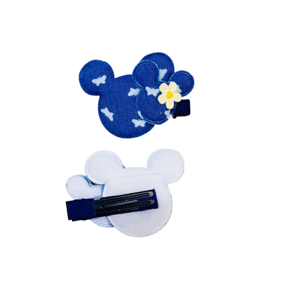Minnie Kot Desenli Kız Çocuk Toka - 5