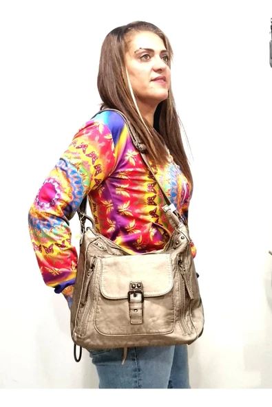 Monalisa Home CCS  16501  Lüks Gösterişli Gold Kol Çantası ürün görseli 1