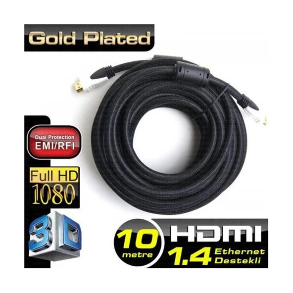 Dark DARK DK-HD-CV14L1000 10mt Hdmi v1.4 3d led-lcd-ps3 Kablo ürün görseli 1