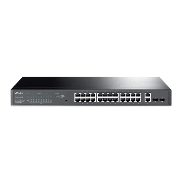 Tp-Link TL-SG1428PE 24 Port 10-100-1000 Poe+ Switch 2 Port SFP Çelik Kasa Rack Mount ürün görseli