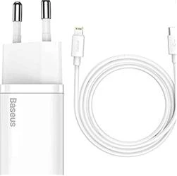 Baseus TZCCSUP-B02 20W C+C Beyaz Şarj Aleti - 3