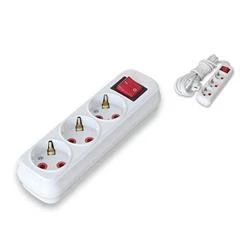 Almera 3lü 2mt Anahtarlı Topraklı Priz (9230202) - Resim 2