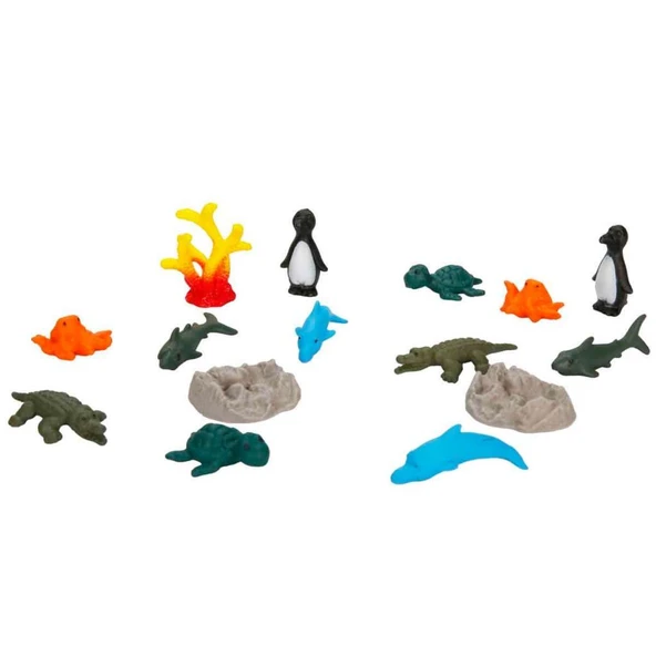 Crazoo Hayvan Figürleri Oyun Seti - Okyanus Hayvanları - 2