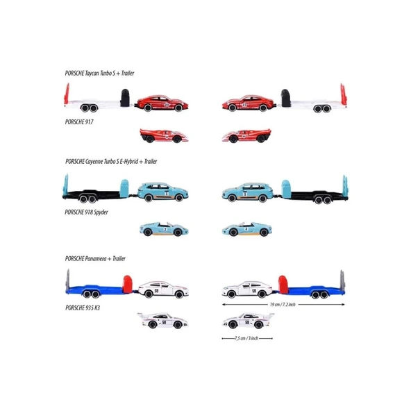 Porsche Motorsport Race Trailer Porsche Taycan Turbo S + 917 - 4