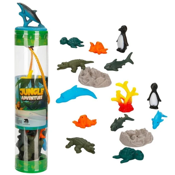 Crazoo Hayvan Figürleri Oyun Seti - Okyanus Hayvanları