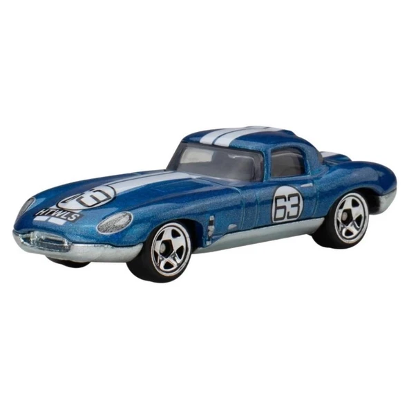 Hot Wheels SILVER SERIES Arabalar Özel Seri JAGUAR LIGHTWEIGHT E-TYPE HRT81 - JBY90 - Resim 2