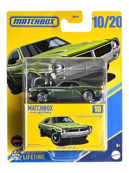 Matchbox Koleksiyon Araçlar 1970 AMC JAVELIN GBJ48 - JCL39 - 3