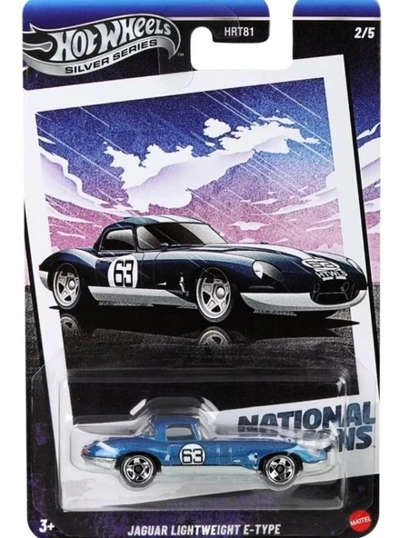 Hot Wheels SILVER SERIES Arabalar Özel Seri JAGUAR LIGHTWEIGHT E-TYPE HRT81 - JBY90 ürün görseli
