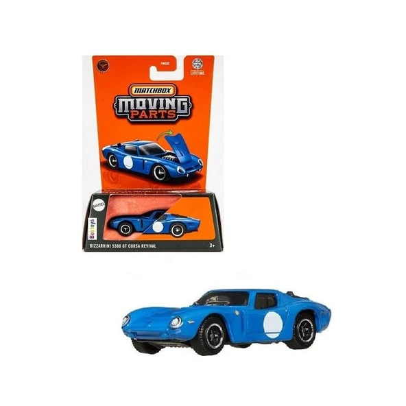 Matchbox 2025 1:64 Arabalar BIZZARRINI 5300 GT CORSA REVIVAL JBW98 - 3