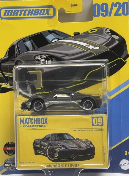 Matchbox Koleksiyon Araçlar 2015 PORSCHE 918 SPYDER  GBJ48 - JCL37 - 2