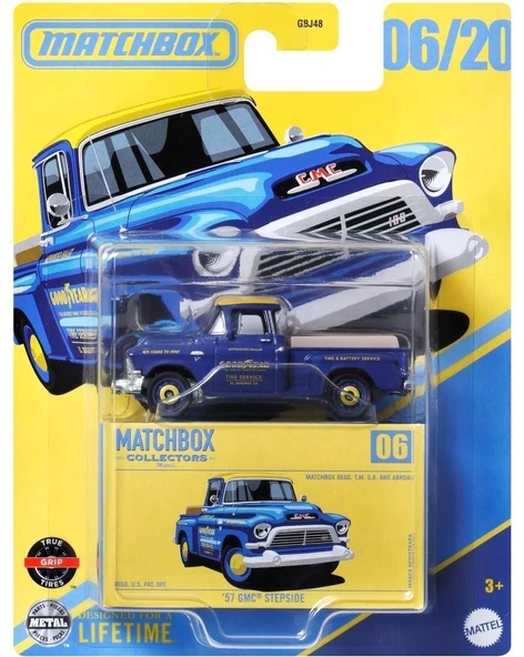 Matchbox Koleksiyon Araçlar 57 GMC STEPSIDE GBJ48 - JFK39