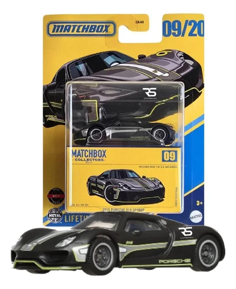 Matchbox Koleksiyon Araçlar 2015 PORSCHE 918 SPYDER GBJ48 - JCL37