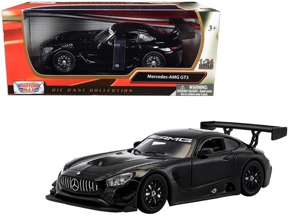 Mercedes Amg Gt3 1/24 Siyah Model Araba
